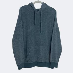 Soft Serve Mens Blue Fleece Hoodie Sweatshirt